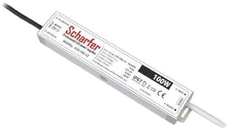 Scharfer LED Trafo 100W 24V IP67 Vorschaltgerät für LED Leuchtmittel Profi Netzgerät