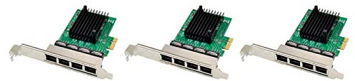 Pavewood 3X Pci-E X1 Gigabit tarjeta de red Pci- 4 puertos Ethernet tarjeta de red Rtl8111F Ethernet Lan Card