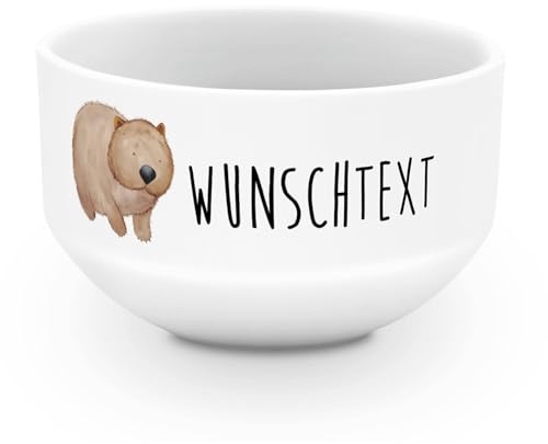 Mr. & Mrs. Panda Schale personalisiert Wombat - Personalisierte Geschenke, Australien, Individuelle Müslischale, Das Leben Ist schön, Suppenschüssel, Schüssel, Müslischüssel, Motivation, Spruch