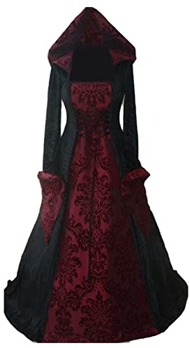 Medieval Costume Women Traditional Irish Dress Maleficent Costume Medieval Dress Women Renaissance Irish Vintage Gothic VictorianFaire CostumesWitch Cosplay Halloween Fancy