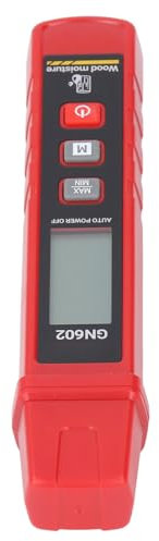 Holzfeuchtemessgerät, Tragbares, Hochpräzises Stift-Feuchtigkeitsmessgerät mit Hintergrundbeleuchtetem Display, Professionelles Feuchtigkeitsmessgerät für Holz