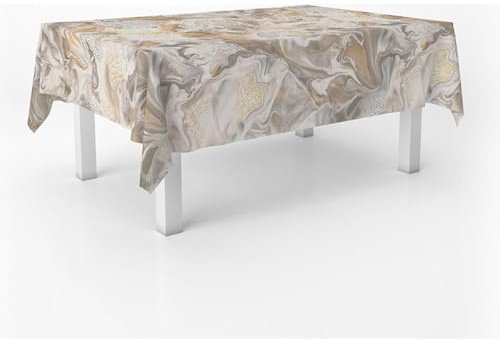 ECOMMERC3 | Rektangulär bordsduk vaxduk storlek 240 x 140 cm stil, hållbarhet och lätt att rengöra för ditt bord - oljeduk fläckbeständig och vattentät
