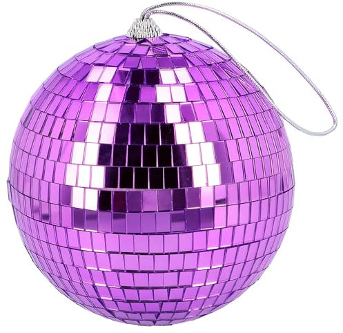 Boland - Palla da discoteca lucida, diametro circa 15 cm, Disco Fever, decorazione da appendere, decorazione per feste o Capodanno