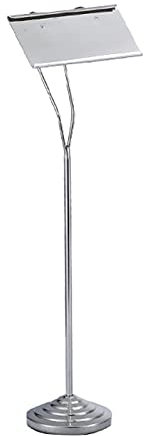 Visitenkartenhalter aus Edelstahl, Ständer für Tischplatte, Schreibtisch-Organizer, Menühalter, Regal für Visitenkarten