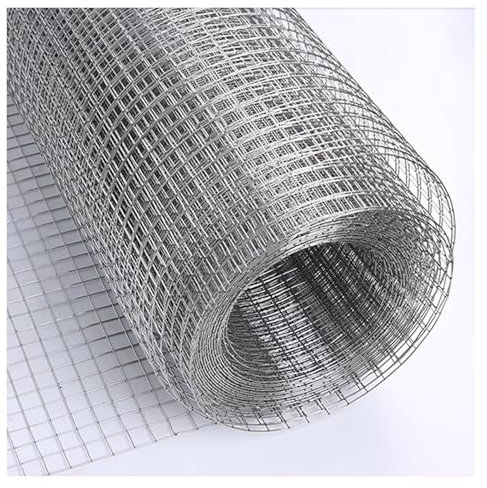 DTVEW Drahtgitter Metallgitter, Unterstützt Geflügelnetz-Käfigzaun, Neue Pflanzen Schützen 3cm/1,5mm Stahl-Metall-Gartendrahtgeflecht(23inx59ft(0.59x18m))