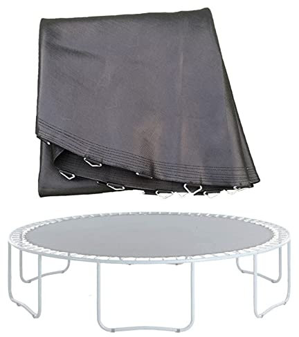 Trampoline spring, Trampoline accessories,Trampoline Replacement Jumping Mat, 14FT High Elastic Trampoline Rechange Bounce Mat with Metal V-Hooks, Resistant for Round Frame Trampolines