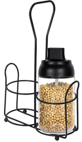 Set macinapepe elettrico ricaricabile, set macina sale e pepe elettrico | Set macina pepe con base, macinapepe in acciaio inox con contenitore lavabile da 95 ml, luce LED bianca