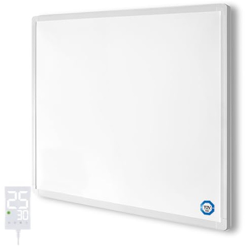Hocosyme Infrarotheizung mit Thermostat 1200W programmierbar | Infrarot Wandheizung für 12-30 m², Bis 120°C in 1-3 Min, Geeignet für Schlafzimmer,Büro,Küche,Badezimmer.