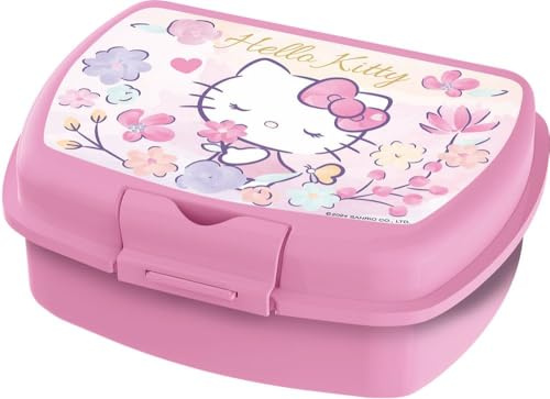 Urban Hello Kitty Sandwich Box - Praktisk och kompakt för smörgåsar och snacks, modern och säker design för barn