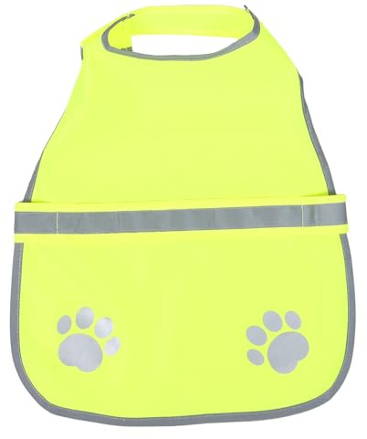 BESPORTBLE Chaleco Reflectante para Perros Pequeño S Chaleco de Seguridad Fluorescente Amarillo Neón Ligero y Transpirable Ajustable para Paseo al Aire Libre y Actividades Nocturnas