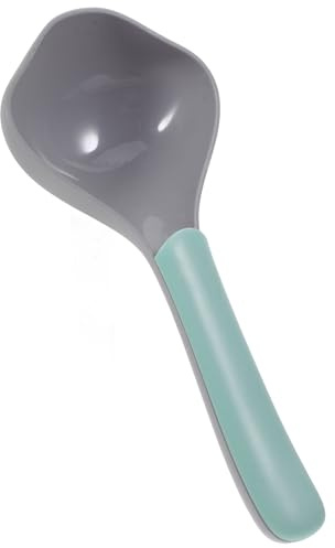 VALICLUD Cuillère Doseuse pour Nourriture Chien et Chat, Petite Taille, Plastique Abs Réutilisable, Poignée Verte et Grise, pour Mesurer Croquettes et Friandises, Accessoire Pratique