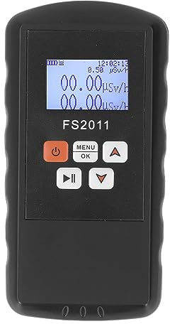 Geigerzähler Strahlungsdetektor, Tragbarer Handdosimeter mit Digitalanzeige, 0.01-1000 μSv/h Messbereich - Präzise Strahlenmessung, Alarmfunktion, Einfach Bedienbar für Umwel