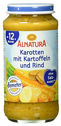Alnatura Bio Karotten mit Kartoffeln und Rind, ab 12. Monat, 250g