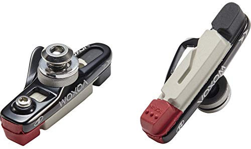 Voxom Bremsschuhe Road Brs10 Cartridge, 2 Stück, Shimano Multi-Color, Light-Weight, 718000116 Bremsen/bremsbeläge, schwarz, One Size