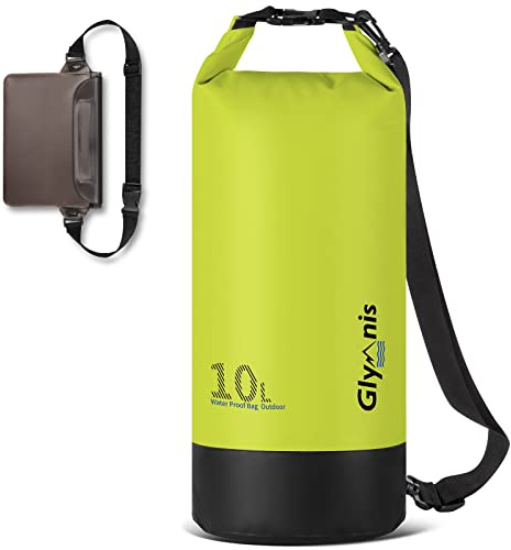 Glymnis Dry Bag wasserdichte Tasche 5L/10L/20L Wasserdichter Packsack