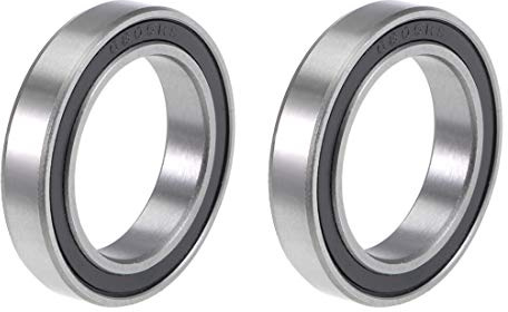 sourcing karta 2 stycken spårkullager dubbelförseglad 6805-2RS 25 mm x 37 mm x 7 mm kromstål P6 (ABEC3)
