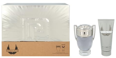 Paco Rabanne Invictus 2-teiliges Geschenkset Eau de Toilette 100 ml – Duschgel 100 ml, Weiß