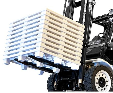 Huina Lot de 10 palettes en plastique pour pelleteuse Lesu RC 1/14 modèle de chariot élévateur de camion