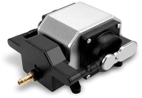 Ficher Bomba de Aire para Acuario, Velocidad Ajustable 54L/Min 256W para Bomba de Aire HidropóNica, Bomba de Aire para Pecera, Aireador de Estanque Burbujeador 220V