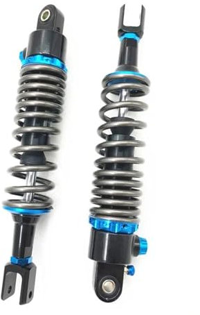 YOUZKA Stoßdämpfer Zubehör Federbein Ersatzteile 1 Paar 7,5 Mm Feder 335 Mm 340 Mm Motorräder Stoßdämpfer Zubehör Für Suzuki(340MM)