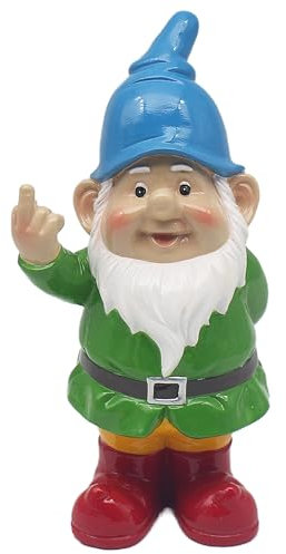 Lesser & Pavey Naughty Gnome 9 Gnomes Behaving Badly Figurines Statues For Home Decor | Ideal Ornaments Friendship Gifts For Women & Men | Lovely Table Centerpiece & Living Room Accessories