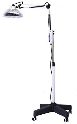 DUIRHNFV 250W TDP Lampe de Physiothérapie Onde Électromagnétique Chaleur Plaque Minérale Fournit Acupuncture Chauffage et Thérapie de Guérison Réglage de l'heure Température Réglable
