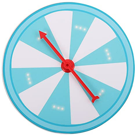 ZUNOXAZ Drehplatte Zum Aufhängen Selbstgemacht Preisrad 20cm Tragbares Preis Drehrad Party Zubehör Für Spendenaktionen Karneval Und Veranstaltungen