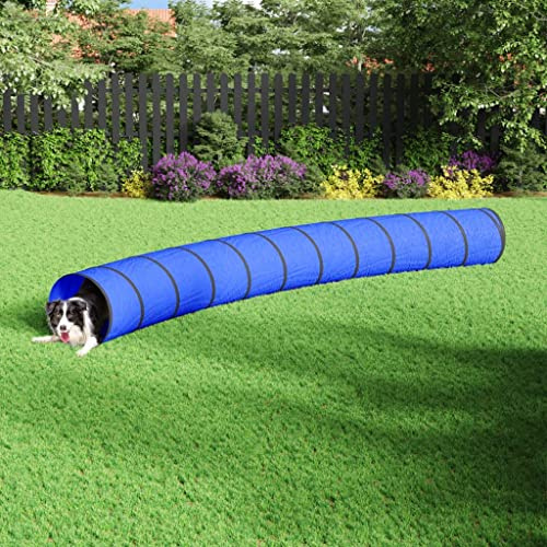 Mangloder - Túnel para perros (55 x 500 cm, poliéster, resistente a la intemperie, para exterior e interior, plegable, con bolsa de transporte, ideal para el movimiento