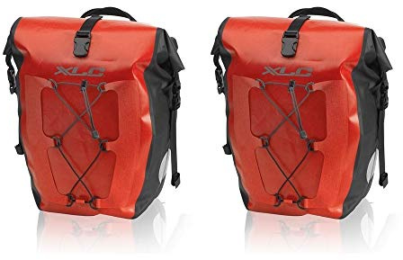 XLC Einzeltaschenset wasserdicht Packtasche rot 1size