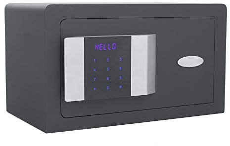 Profirst Möbeltresor Hestia 200 Elektronikschloss mit LED Beleuchtung, Hoteltresor inklusive Montagematerial (klein HxBxT 20x35x20 cm)