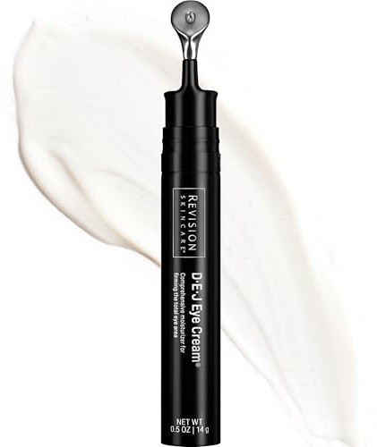 Revision Skincare D·E·J Eye Cream®, Clinically Proven to Reduce Under-Eye Fine Lines and Wrinkles with Peptides and Hyaluronic Acid for a Firmer, Smoother Eye Area, 0.5 fl oz Applicator