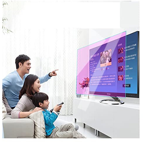 BDSHL TV Screen Protector Film for 32-75 Inch Monitor Anti Blue Light Eye Protection, Blocking Blue Light Anti-Glare Film for TV Computer Monitor (Color : HD Version, Size : 65 inch 1429x804mm)