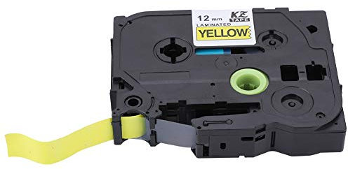 cersalt Etikettenband, Anti-Drop-Band, verschleißfest für Brother P-Touch 12 mm(Tze-631)