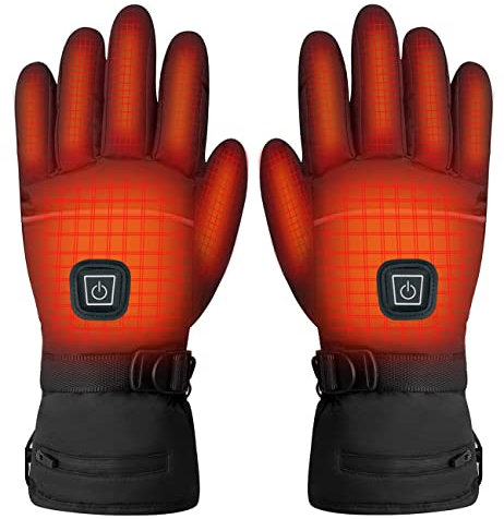 Z-YQL Touchscreen Beheizte Handschuhe Winterheizung Handwärmer für Damen Herren Skifahren Snowboarden Radfahren Wandern