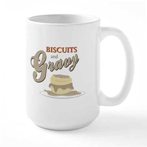 CafePress Biscuits & Gravy Mugs 15 oz (444 ml) Ceramic Coffee Mug