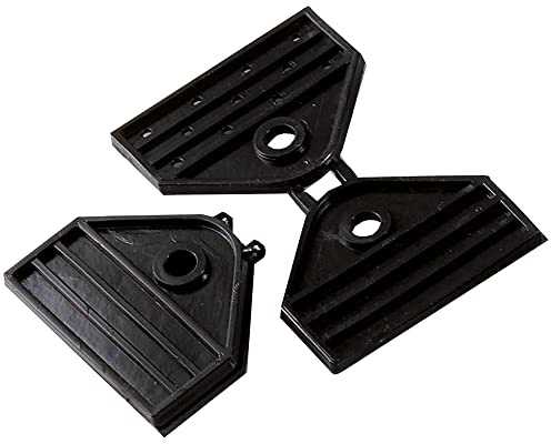 TENAX Clips 8 cm Schwarz, Schachtel mit 500 Clips, Clips zur Befestigung von gewebten Netzen als Sichtschutz und Schattenspender