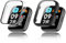 Mayfun 2 Pezzi Custodia Compatibile con Xiaomi Redmi Watch 3 Active Cover, Sottile Custodia TPU avec Pellicola Protettiva Copertura Complessiva, Anti-Graffio Protezione Case - Trasparente+Nero