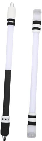 DRESSOOS 2St -Stift mental rotierende Stifte Bleistifte für Kugelschreiber schwarz Spielzeug Rotierender Gaming-Stift interessanter Flippenstift tragbar rotierender Stift Nachfüllung e8