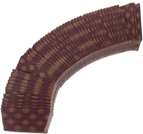 Mikinona 50pezzi Stampi Rettangolari in Carta Ondulata Per Pane Da Forno Antiaderenti e Resistenti Alte Temperature Per Dolci e Plumcake Per Feste e Uso Quotidiano
