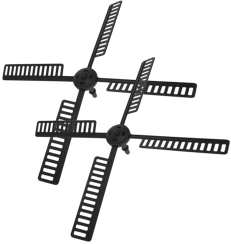 Luxshiny 2 Stück Windmühlen-Ventilatorblätter Kunststoff-Windmühlenblätter Garten-Windmühlen-Ersatzventilator DIY Windspinner - -Teile Outdoor-Zubehör 40 cm