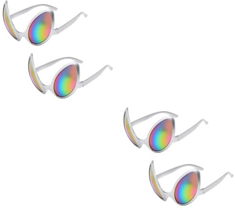 Garneck Crazy Glasses 4 Stück Karnevalsbrillen Gefälschte Brillen Make up Brillen Brillen Für Maskerade Kostümbrillen Peinliche Brille