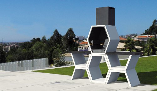 Barbecue design en beton
