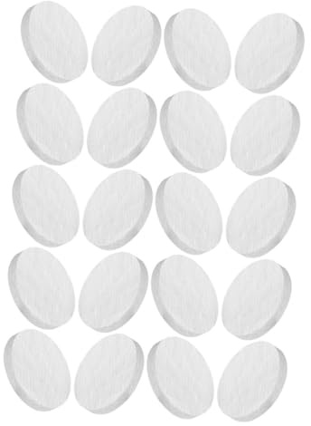 CONGARTENO 20pièces Mèches Laine Pour De Table Noyau Coton De Remplacement Isolant Céramique Rond Pour Brasero
