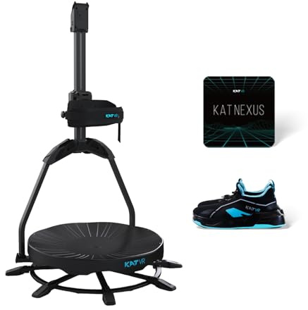 Kat Walk C2 Core Tapis de Course VR omnidirectionnel | Marche 360° pour Gaming immersif & Fitness à Domicile | Compatible SteamVR & Quest Via Nexus | EU 43