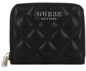 GUESS Geldbörse Giully II SLG Zip Around Wallet Black schwarz