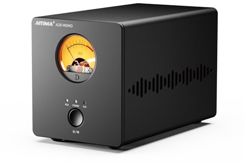 AIYIMA A20Mono Full Balanced 300W Hifi TPA3255 D-klass förstärkare med HFP | HiFi-stationär förstärkare, PFFB och 12 V, Op-Amp OPA1612, SUB OUT, XLR-ingång, dubbel förstärkningsinställning