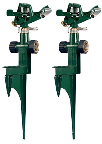 Orbit Metall Auswirkungen Sprinkler Head & Spike Base – 2 Pack