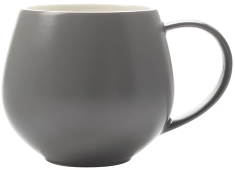 Maxwell & Williams Becher, Tasse Tint Round dunkelgrau für 450ml Porzellan | Artikelnr. MW0DI0055, 1 Becher 450 ml
