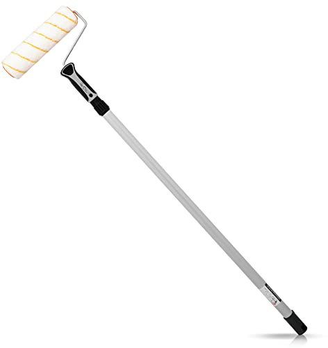 Pinto Deluxe ® Rullo professionale con asta telescopica 100-200 cm + staffa Best Grip incluso e-book