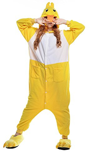 ZKomoL Pyjamas Onesies Cosplay Erwachsene Unisex Tiere Halloween Kostüm Kleid Loungewear